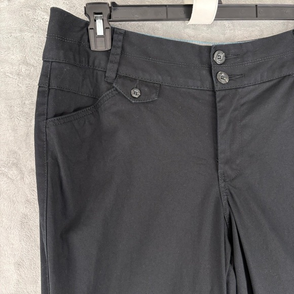 Lane Bryant Dress Casual Pants Straight Leg Black Stretch Womens Size 16 Average - Picture 3 of 12